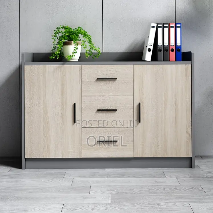 Office Credenza : Wooden Credenza Filing Cabinet With Lockers