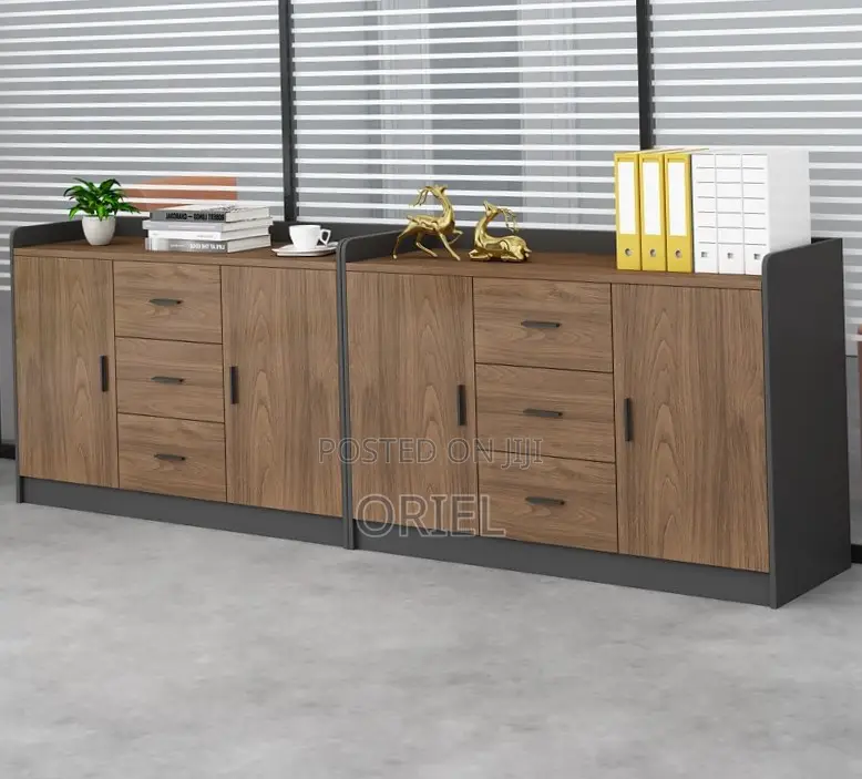 Office Credenza : Wooden Credenza Filing Cabinet With Lockers