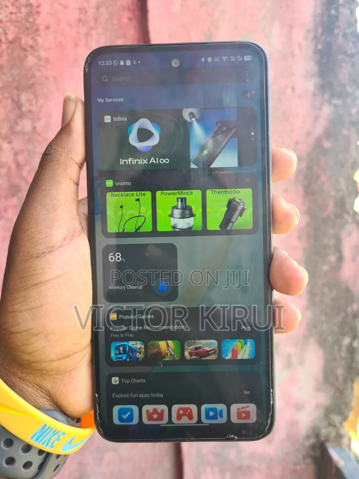 Infinix Hot 60i 128 GB Black