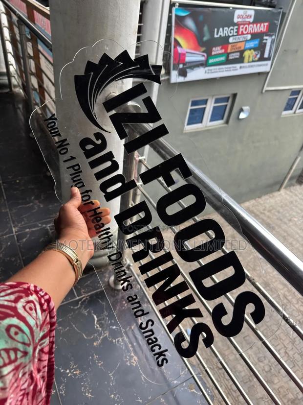 Indoor 2d and 3d Signs - thumbnail 2