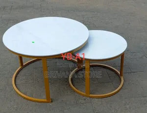 Suggested SEO TitleModern Round Nesting Coffee Table Set (Juu Chini)