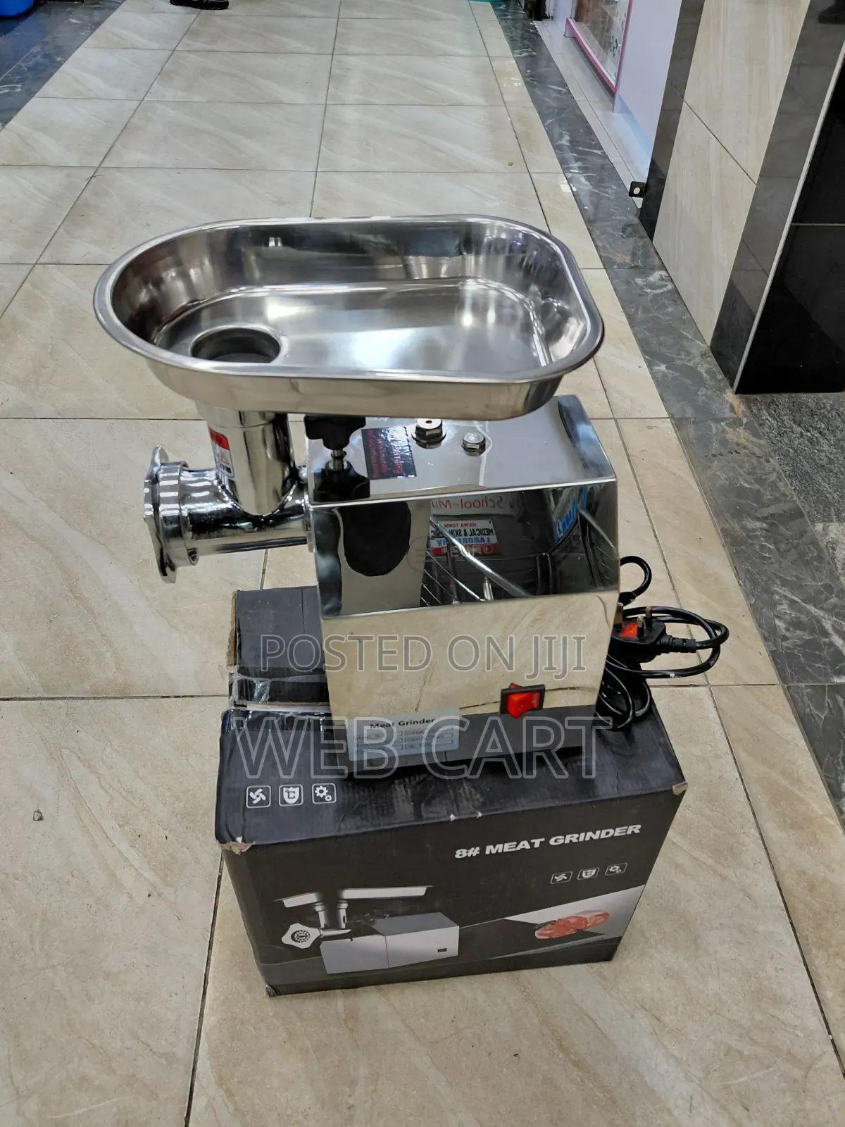 Commercial Meat Mincer Machine M8 Stainless Steel