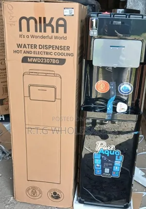 Mika MWD2307BG. 3 Taps; Hot, Normal, Electric Cooling Water Dispenser