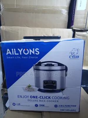 Ailyons Deluxe Rice Cooker 1.8L – Stainless Steel Body
