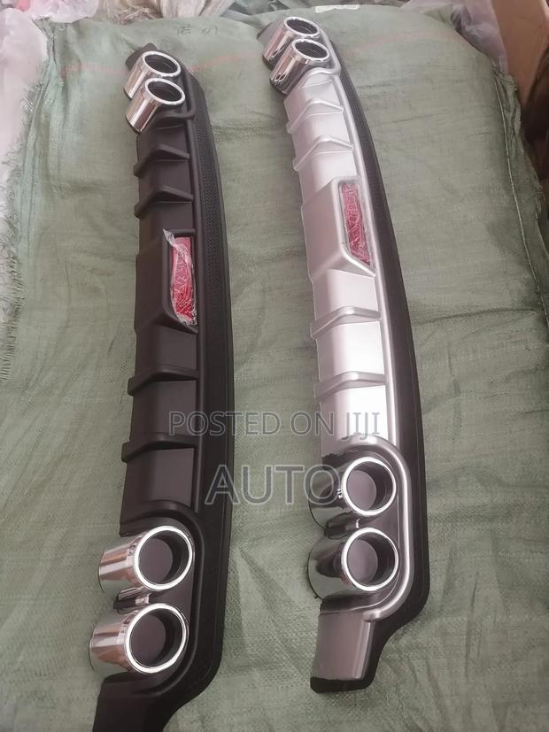 Universal 4 Exhaust Diffuser | Rear Bumper Quad Exhaust Diffuser