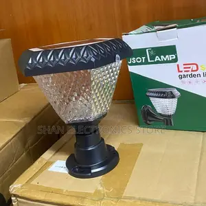 Main Gate Post Solar Light Lamp Automatic Dusk to Dawn Outdoor Light