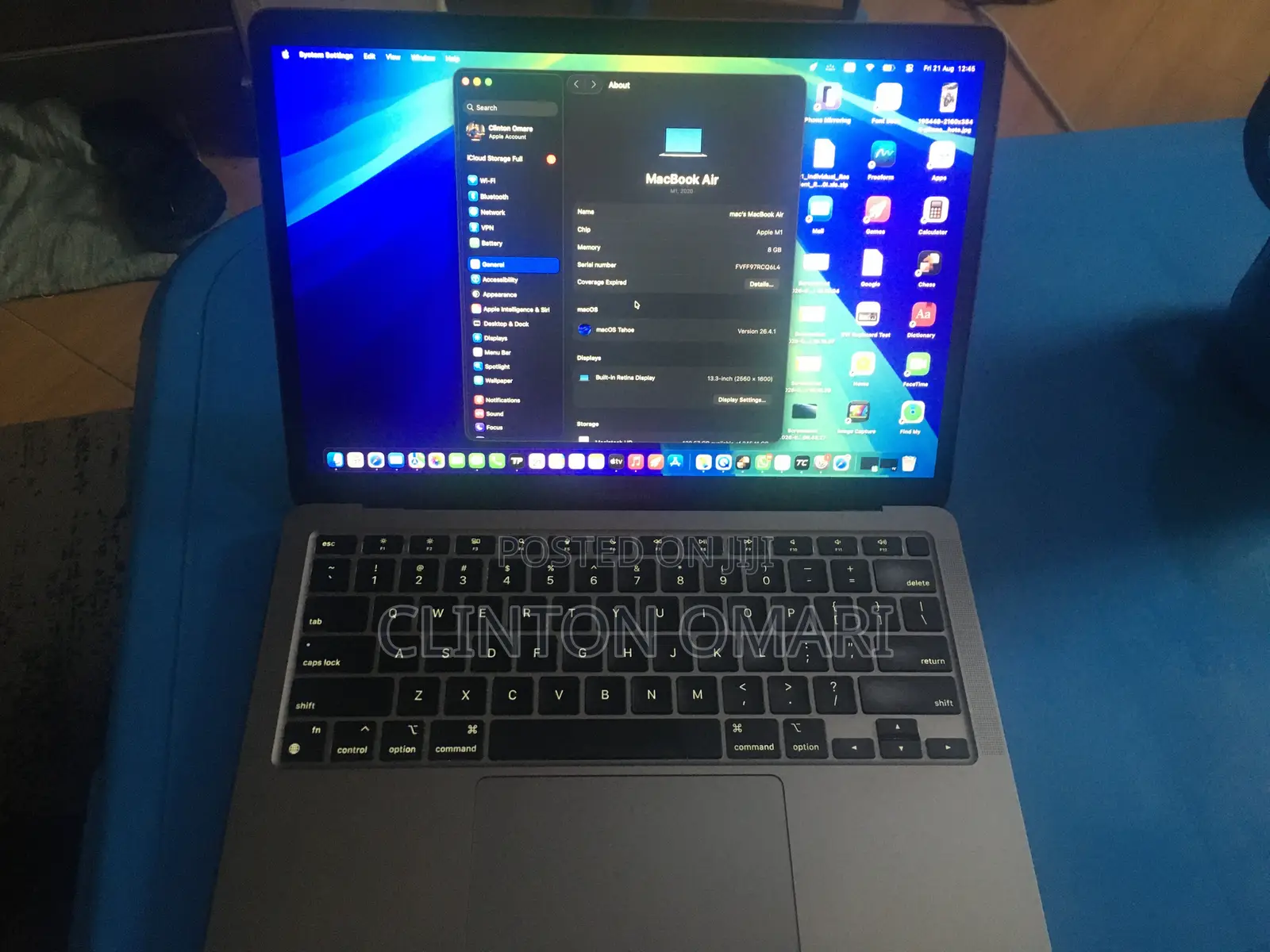 New Laptop Apple MacBook Air 256GB Apple M2 SSHD+SSD 1T
