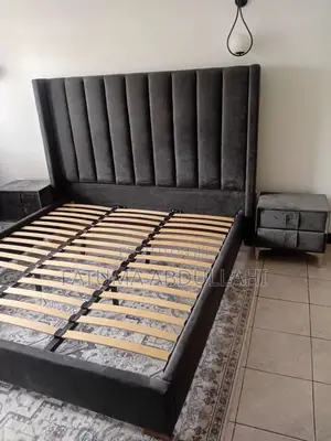 King Size Bed and Matching Bed Side