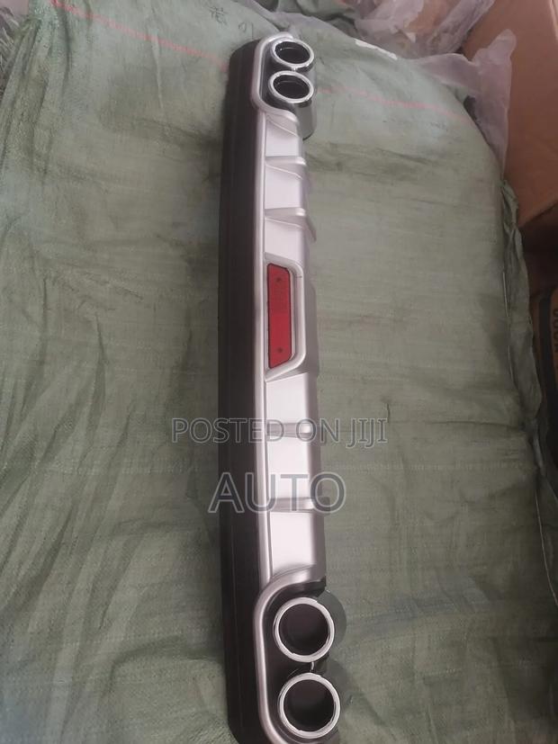Universal 4 Exhaust Diffuser | Rear Bumper Quad Exhaust Diffuser - thumbnail 2
