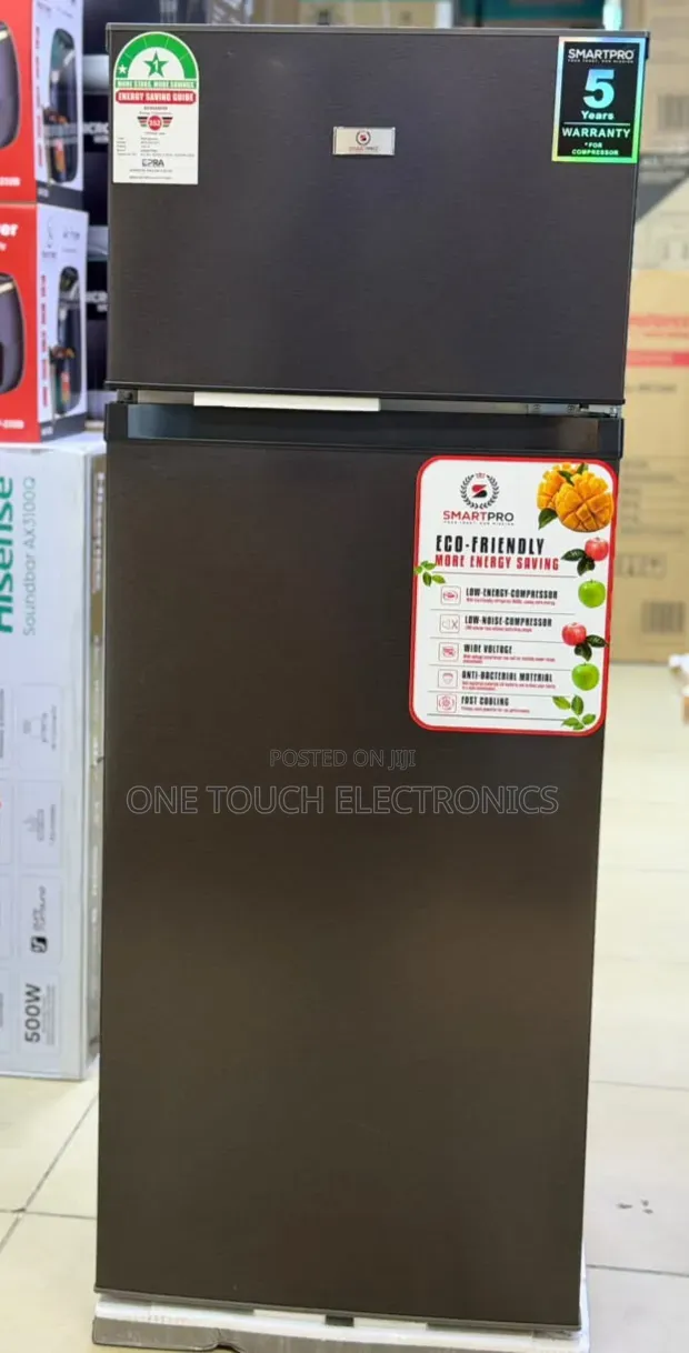 SmartPro 206L Double Door Direct Cool Fridge – (SFR-250DTI)