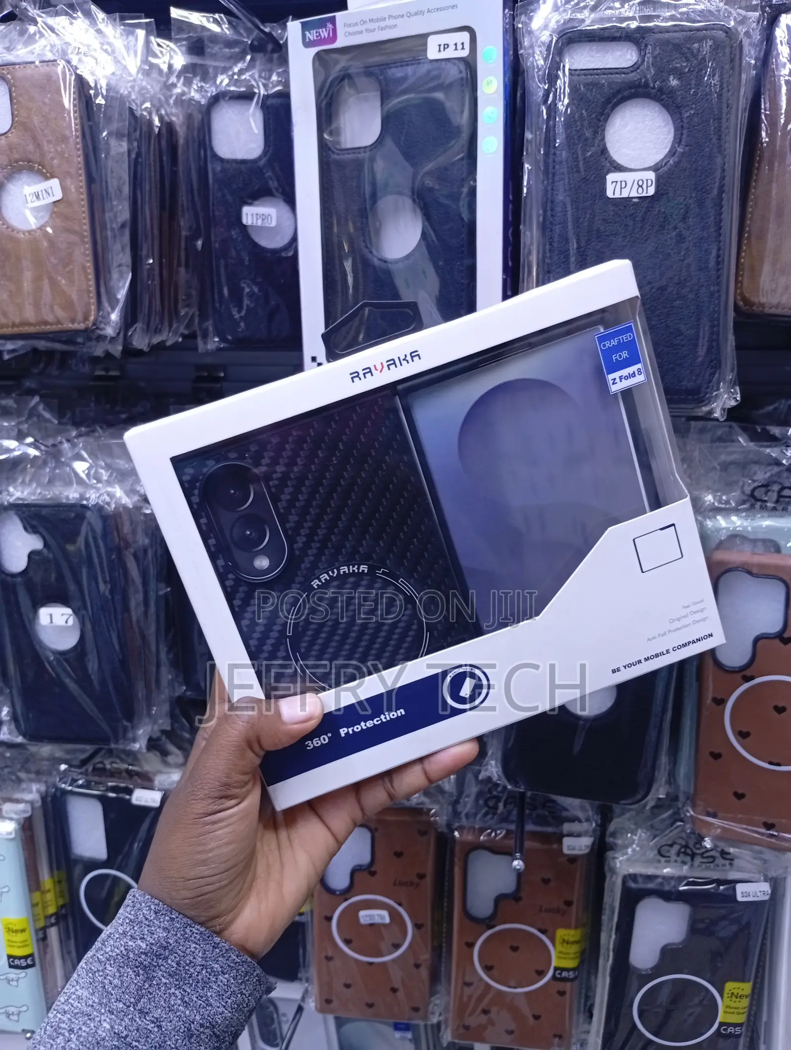 Magnetic Case in a White Box Crafted for the Samsung Galaxy Z Fold 8