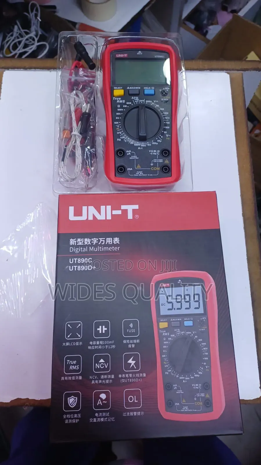 UNI-T UT890D+ True RMS Digital Multimeter