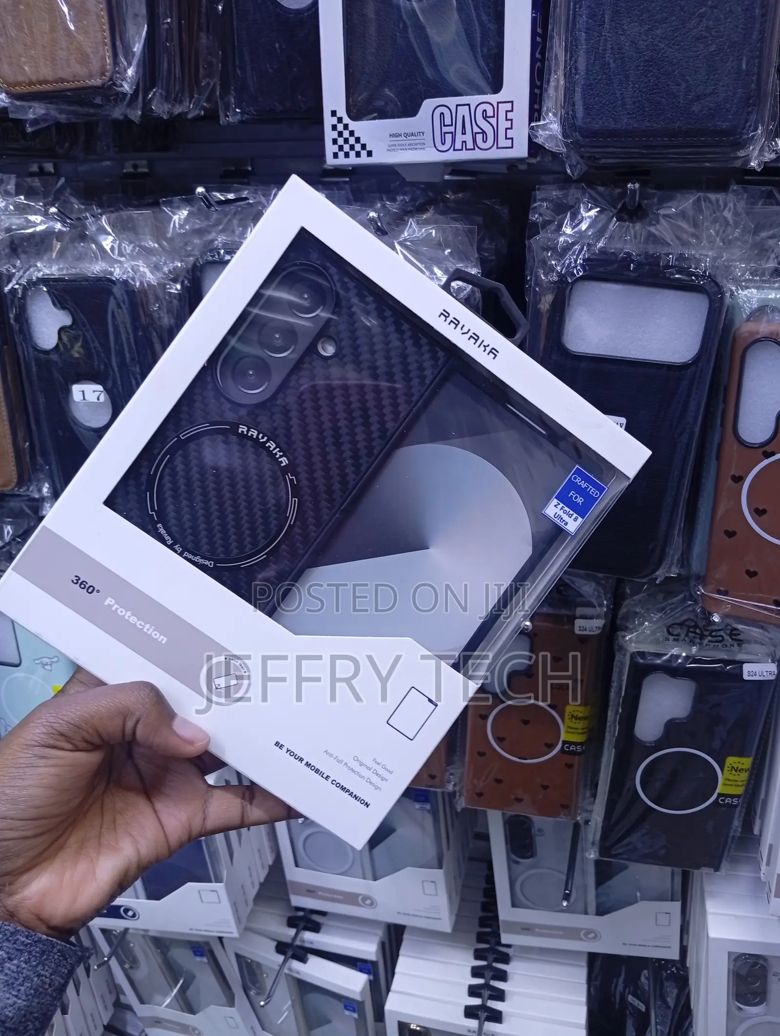 Blue Sticker Indicating It Is for the Samsung Galaxy Z Fold 8 Ultra