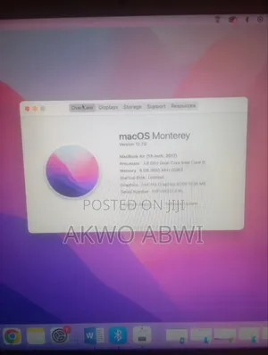 Laptop Apple MacBook Air 2017 8GB Intel Core Ultra 5 SSD 160GB