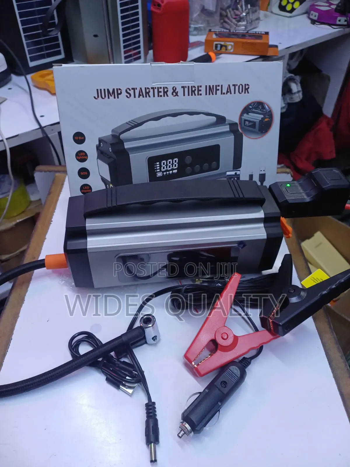 Jump Starter and Tire Inflator Machine/Car Jump Starter and Compressor