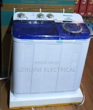 Hisense 7.5kgs Twin Tub Top Loading Washing Machine (White) H7.5