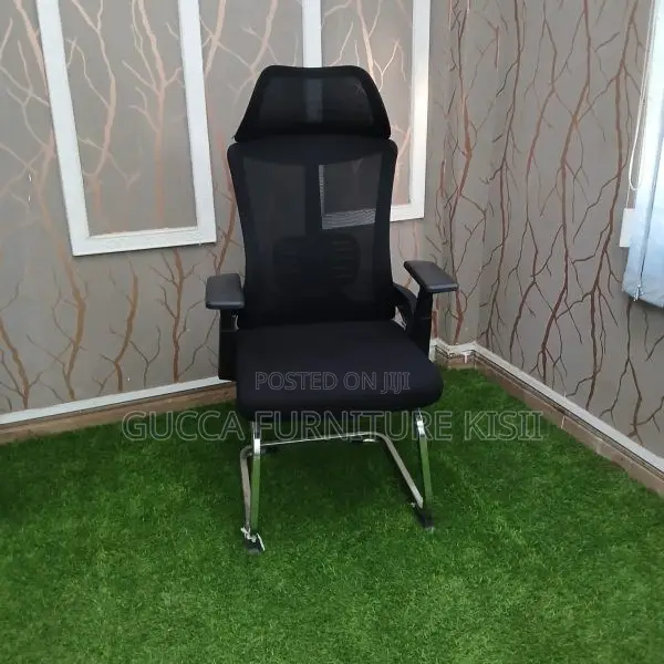 Office Chair; High-Back Mesh Orthopedic Office Chair