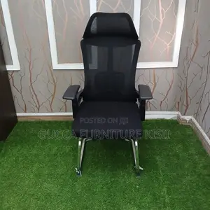Office Chair; High-Back Mesh Orthopedic Office Chair