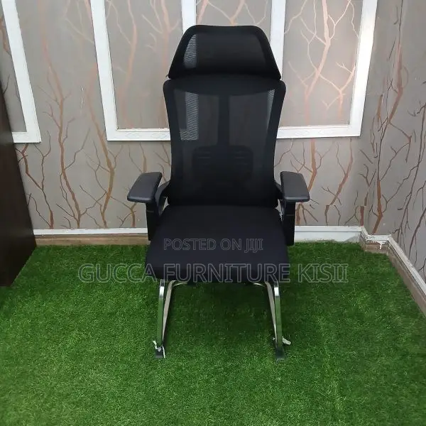 Office Chair; High-Back Mesh Orthopedic Office Chair