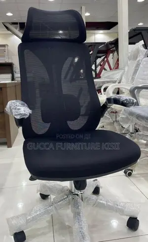 Office Chair; High-Back Mesh Orthopedic Office Chair