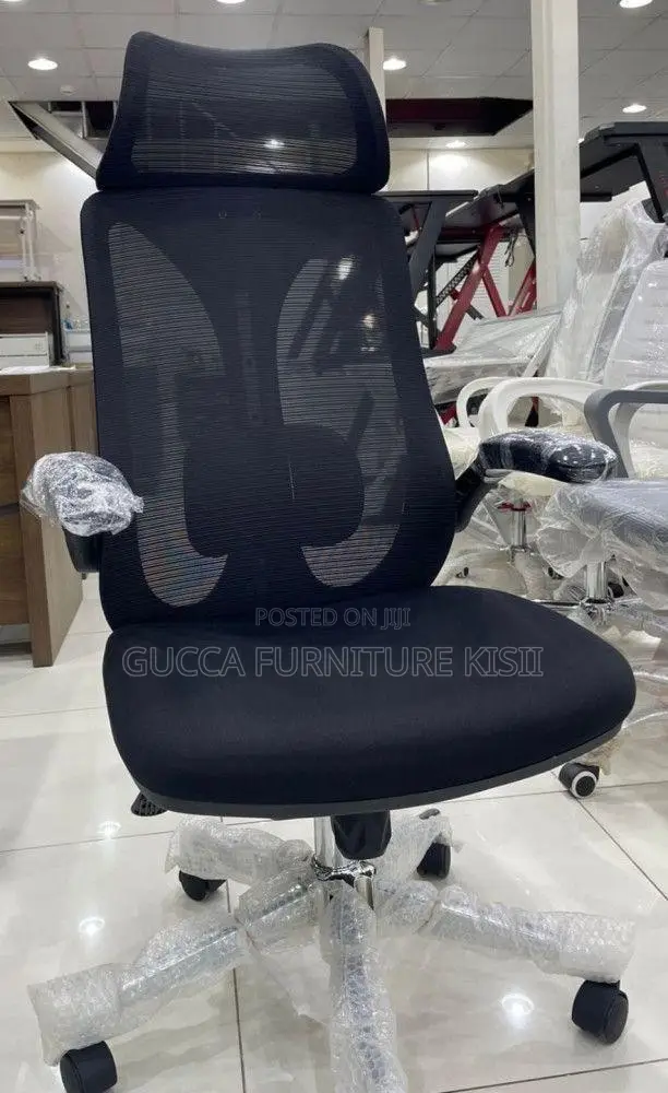 Office Chair; High-Back Mesh Orthopedic Office Chair