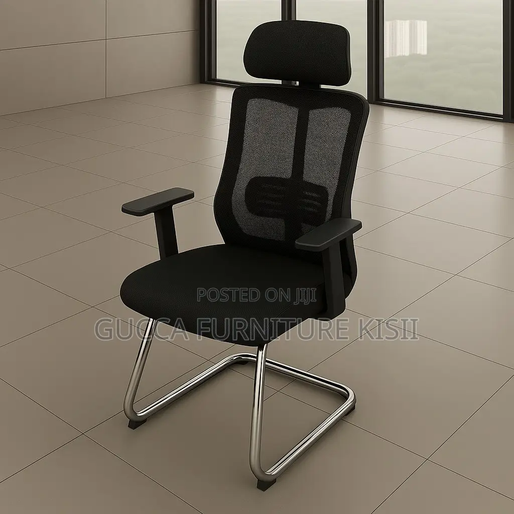 Office Chair; High-Back Mesh Orthopedic Office Chair