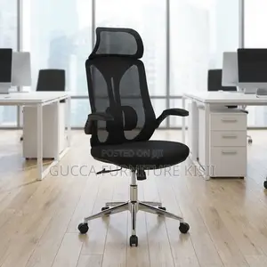 Office Chair; High-Back Mesh Orthopedic Office Chair