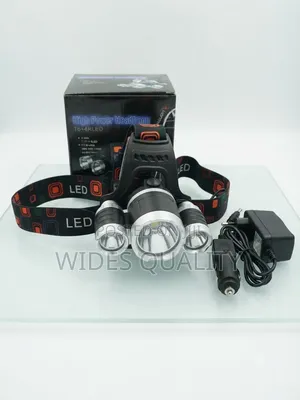 Rechargeable Headlamp With a Triple-Lamp