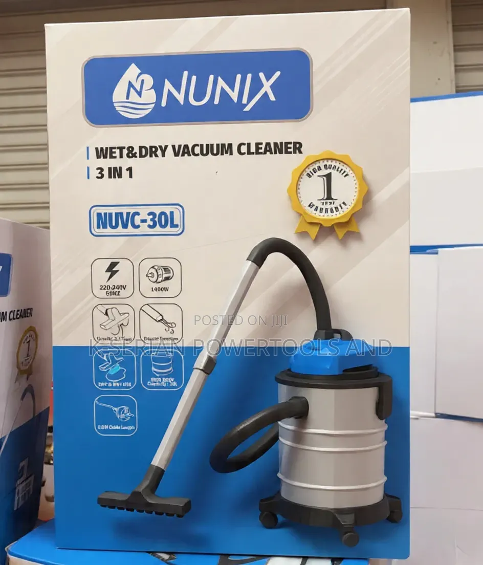 Wet and Dry 40l Nunix Vacuum Cleaner/Professional Vacuum Cleaner
