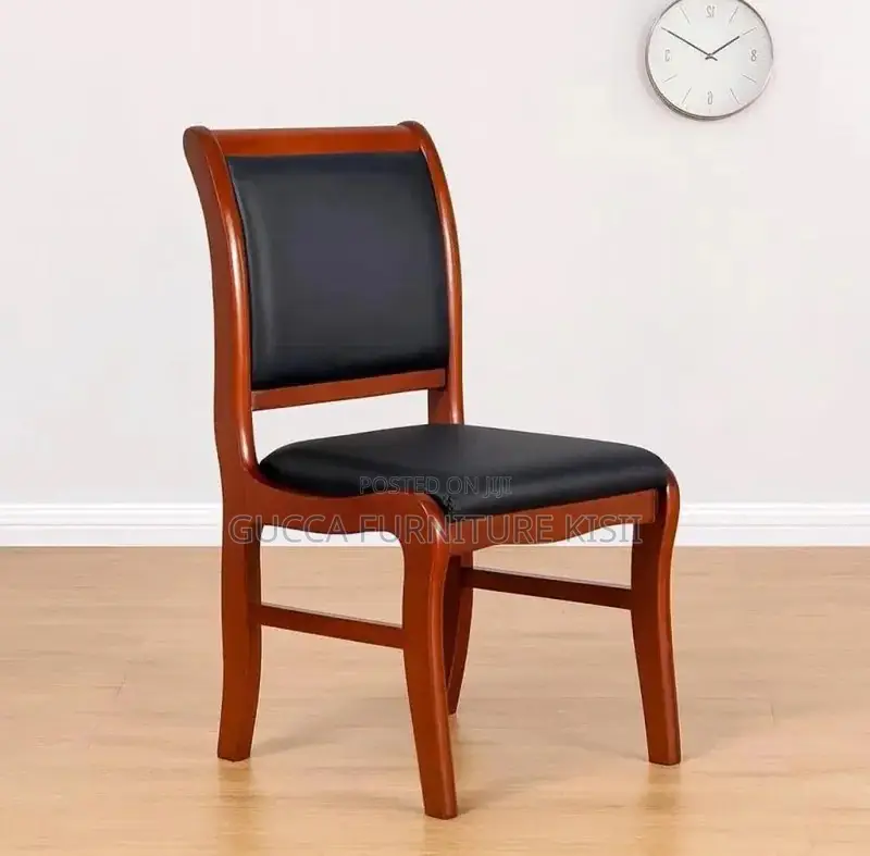 Office Chair; Wooden Office Waiting Seat