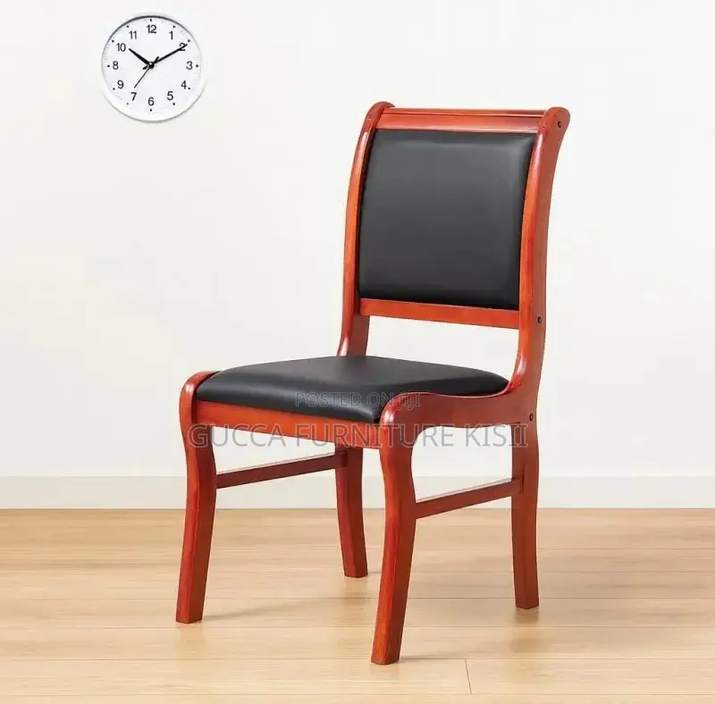 Office Chair; Wooden Office Waiting Seat