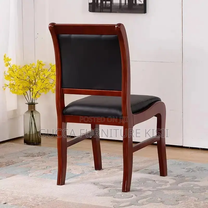Office Chair; Wooden Office Waiting Seat