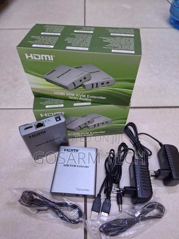 HDMI KVM Extender 60M With USB Audio – Full HD Over CAT5e/CAT6