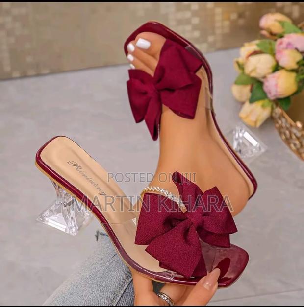 Clear Bowtie Heels (Size 36-43) - thumbnail 5