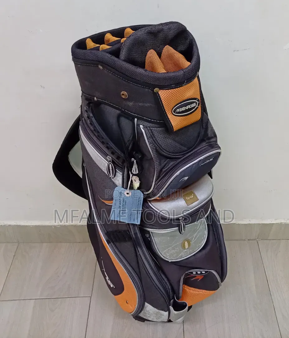 Ex-Uk Benrose Empty Stand Alone/Trolley Golf Bag