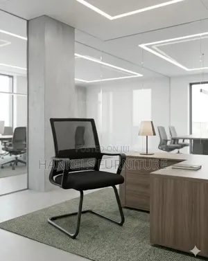 Mesh Waiting Chair | Modern Office Reception Seating