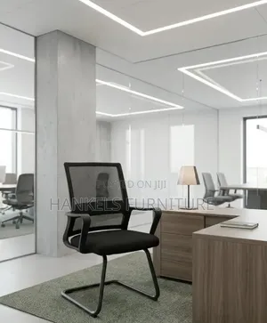 Mesh Waiting Chair | Modern Office Reception Seating