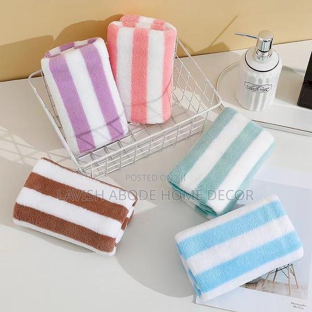 5Pc Microfiber Kitchen Towel Set – Super Absorbent - thumbnail 2