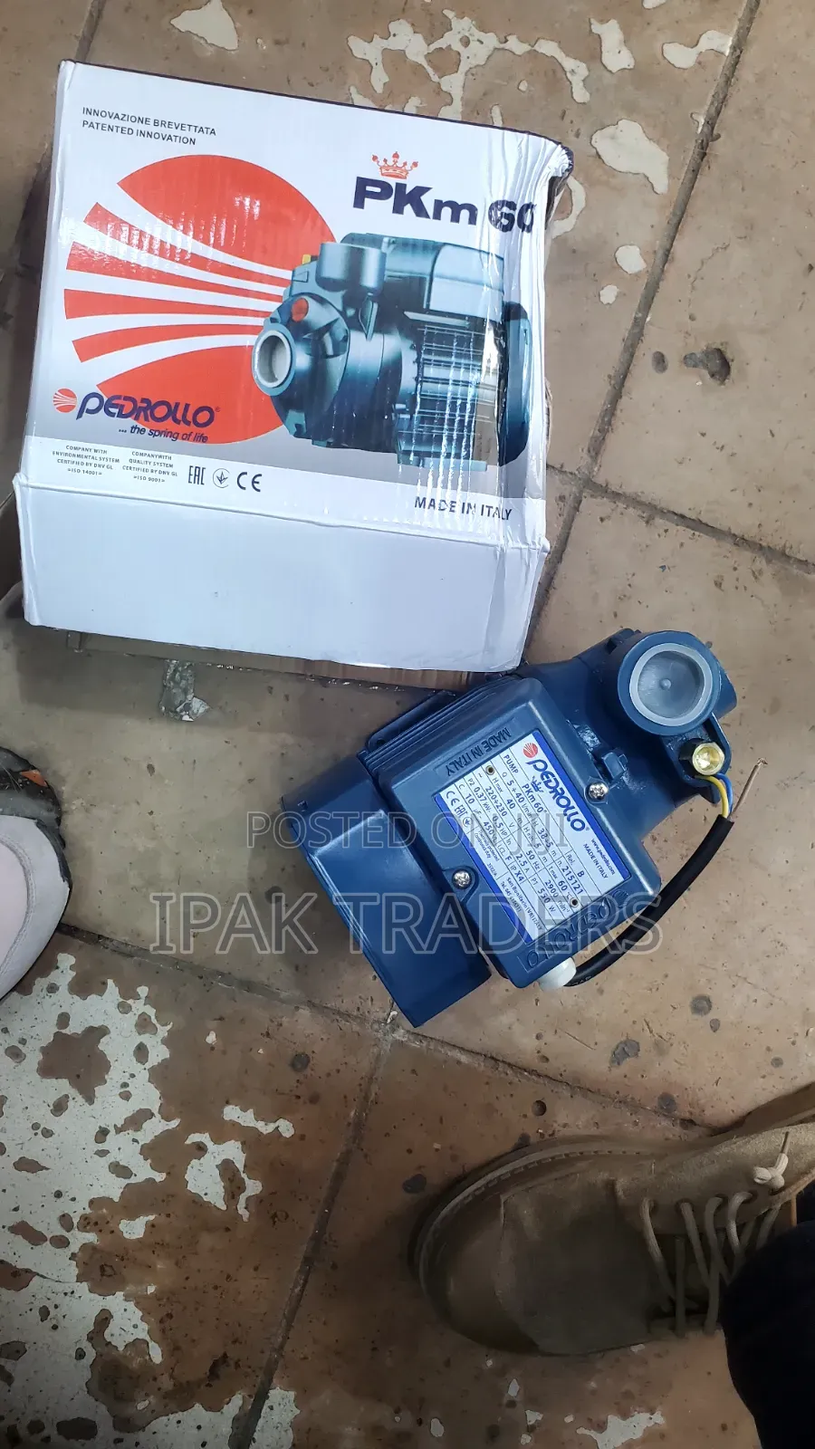 Pedrollo PKm 60 Peripheral Water Pump – High-Performance Electric Pump