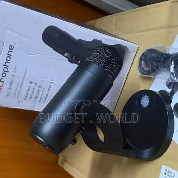 Professional Table Microphone for Podcasting Live Streaming