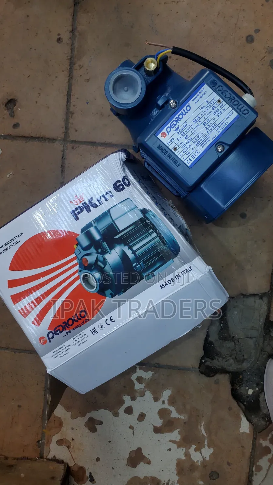 Pedrollo PKm 60 Peripheral Water Pump – High-Performance Electric Pump