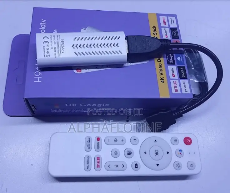  Video Decoding TV Stick – H96 Max Storage: 2gb Ram / 16gb Rom