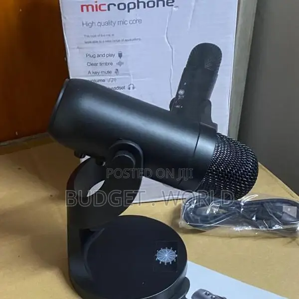 Premium Podcasting Microphone for Clear Voice Reduced Background Noise