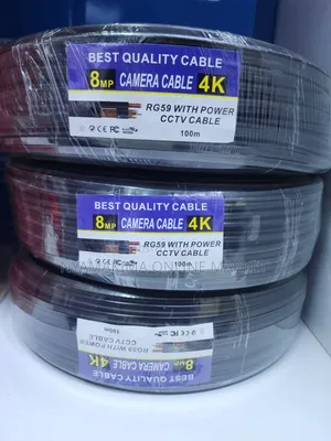 RG59 Coaxial Cable With Power 100m