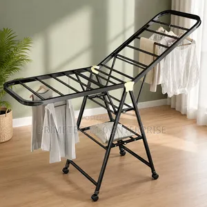 .*Movable Foldable/Portable LAUNDRY DRYING RACK With Wheels