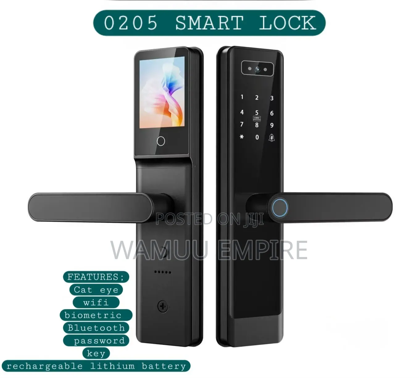 0205 Tuya Smart Lock Is an Advanced Electronic Digital Security