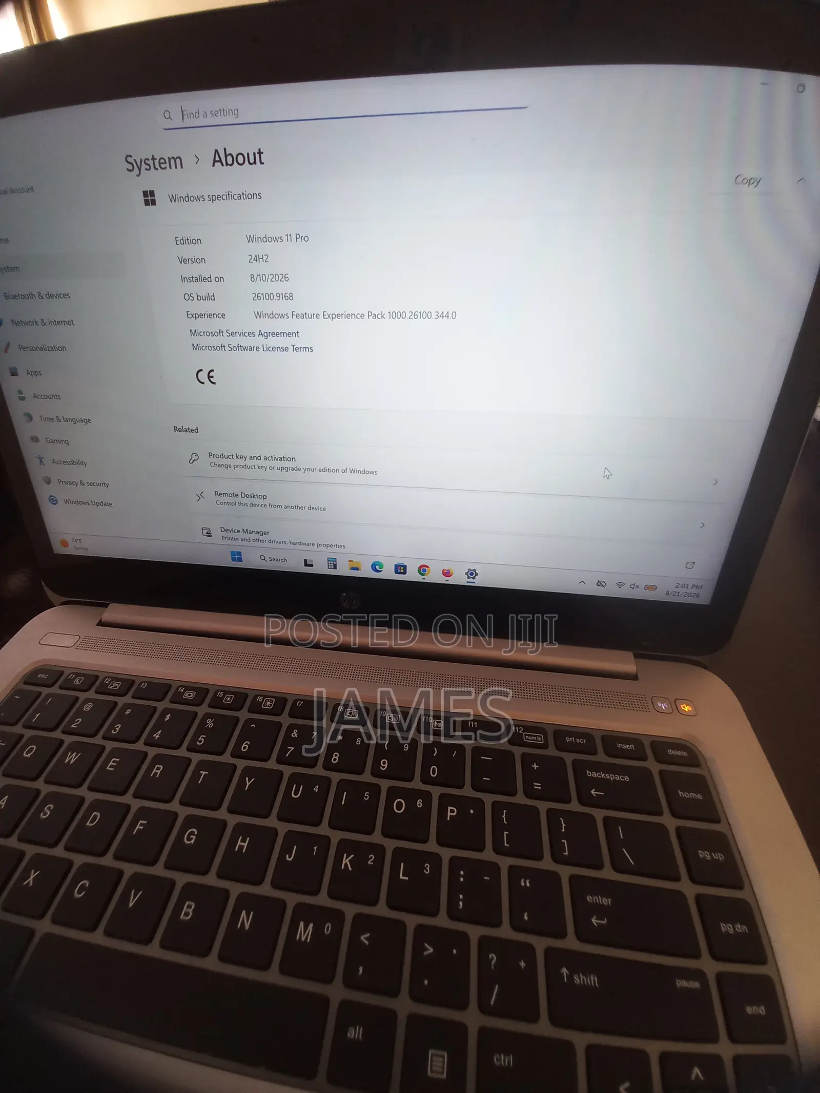 Laptop HP EliteBook Folio 1040 G3 8GB Intel Core i5 SSD 256GB