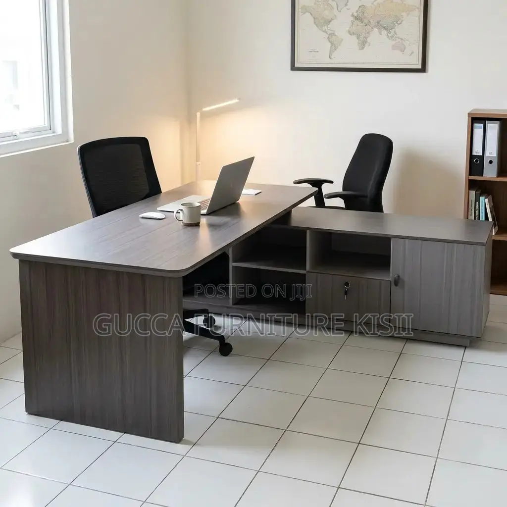 Office Desk; 1800Mm Office Desk With Extension