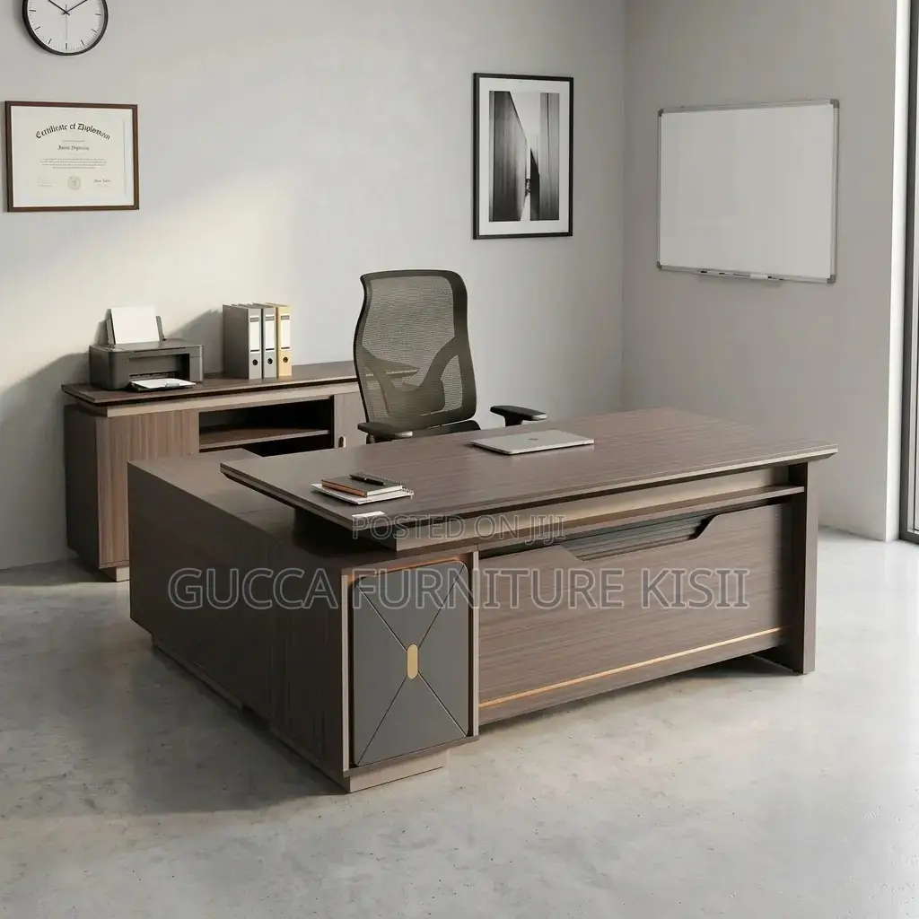 Office Desk; 1800Mm Office Desk With Extension