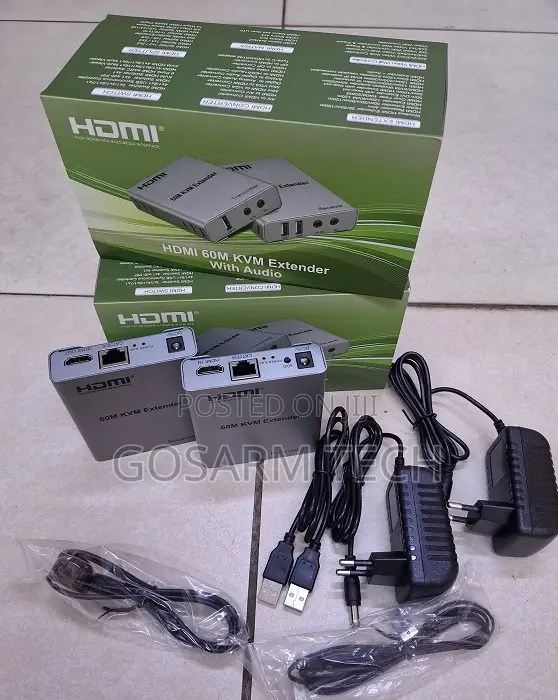 60M HDMI KVM Extender for Remote Computer Control – USB, Audio